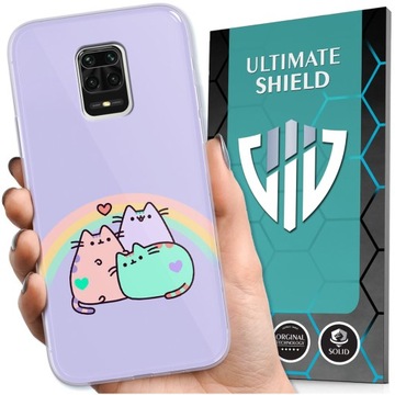 ETUI CASE OBUDOWA NA TELEFON DO XIAOMI REDMI NOTE 9S 9 PRO WZORY + SZKŁO