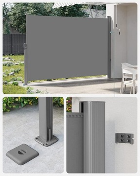 БОКОВОЙ ТЕНТ СОЛНЦЕЗАЩИТА 200X350