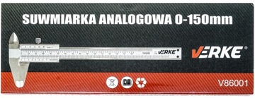 Аналоговое ручное измерение крана 150 мм металла точное 0,02 мм корпус