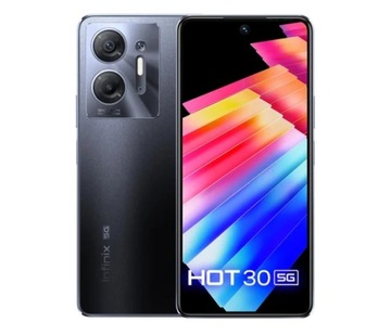 Smartfon Infinix Hot 30 5G 4/128 GB NFC czarny NFC 120Hz IPS 6.78
