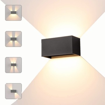 Kinkiet LED lampa ścienna Na Zewnątrz/Wewnątr IP65