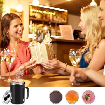 МАГНИТНАЯ КРУЖКА САМОСМЕШИВАНИЯ С КРЫШКОЙ, С ВОЗМОЖНОСТЬЮ ЗАРЯДКИ от USB, 400МЛ