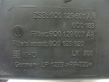 IBIZA IV DIESEL POUZDRO FILTRU VZDUCHU