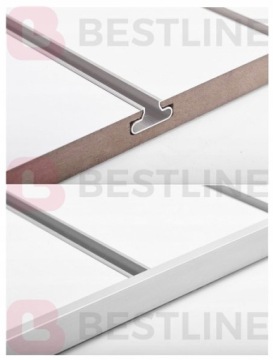 ПАНЕЛЬ Перегородка Spacewall Best-Line 100x80см 3 РЕЗКИ ЯСЕНЬ