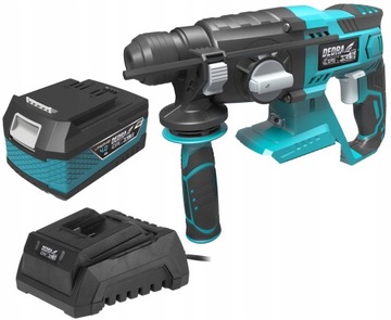 MŁOT MŁOTOWIERTARKA SDS+ 18V DEDRA + 4Ah Li-ion