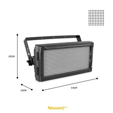 Профессиональный большой светодиодный стробоскоп DMX с RGB-подсветкой