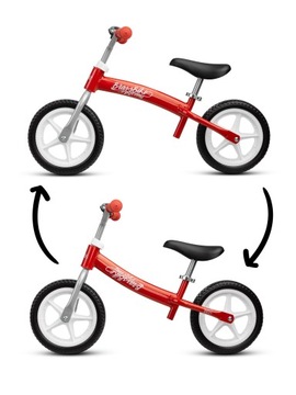 ЛЕГКИЙ БАЛАНСИРОВОЧНЫЙ ВЕЛОСИПЕД ДЛЯ ДЕТЕЙ BELL EVA WHEELS GIFT RUNNER 2in1