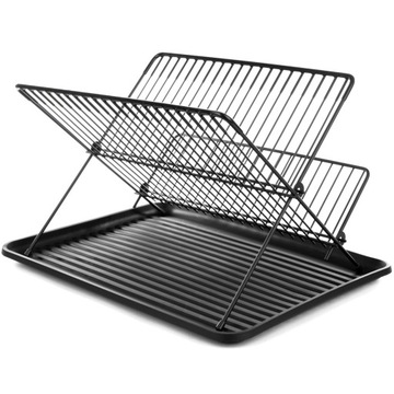 DWUPOZIOMOWA SUSZARKA OCIEKACZ DO NACZYŃ CZARNA