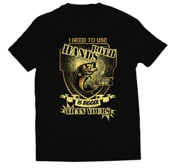 KOSZULKA WĘDKARSKA DLA WĘDKARZA TSHIRT NA RYBY L