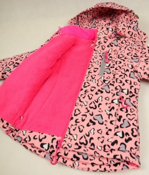 KURTKA ZIMOWA 21356A8B OCIEPLONA MISIEM 122/128