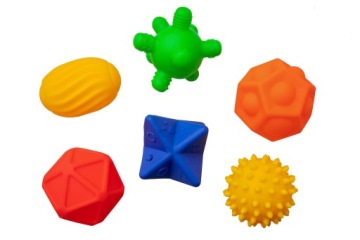 СЕНСОРНЫЕ ШАРИКИ SENSORKY 0M+ 6 ШТ HENCZ TOYS