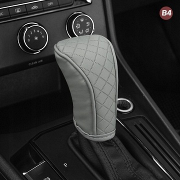 Samochód Pokrętło Zmiany Biegów Odłączalny Zipper Skóra Okładka