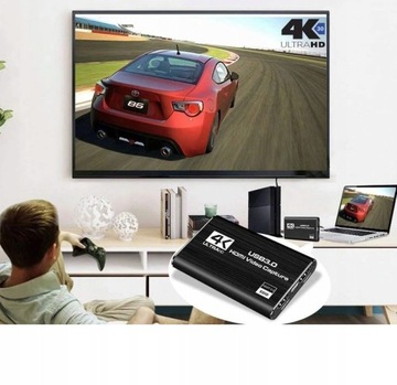 РЕГИСТРАТОР ИЗОБРАЖЕНИЙ ГРАББЕР USB 3.0 ПК HDMI 4K 60 Гц