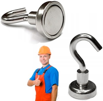 UCHWYT CHWYTAK HAK E20 - 9kg NA MAGNES NEODYMOWY
