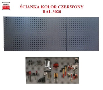 Tablica 1700 warsztat narzędzia ZAWIESZKI ścianka panel pojemniki kolory