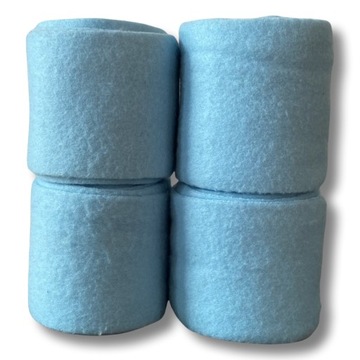 Флисовые накидки на липучке ДЛЯ ЛОШАДЕЙ, СИНИЕ, 4 ШТ.