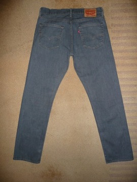 Spodnie dżinsy LEVIS 504 W32/L32=42,5/105cm jeansy