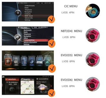 КОРОБКА CARPLAY android АВТО Mini Clubman F54 F55 F56