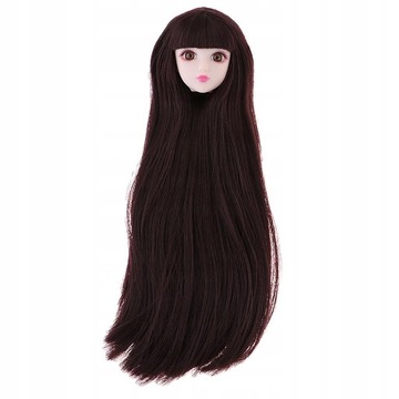 1/ Скульптура с каштановыми волосами для БЖД, для