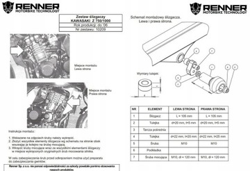 CRASH PADY RENNER KAWASAKI Z 750 1000 04-06r