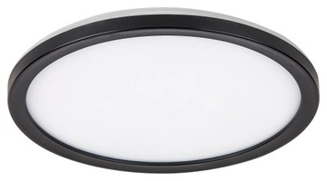 Plafon zewnętrzny ogrodowy LED 15W z pilotem czarny okrągły 28 cm Rabalux