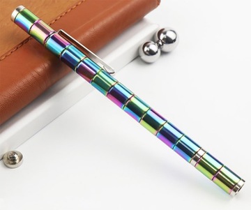 МАГНИТНАЯ РУЧКА Металлическая многофункциональная ручка POLAR Fidget Pen своими руками, 3 стержня