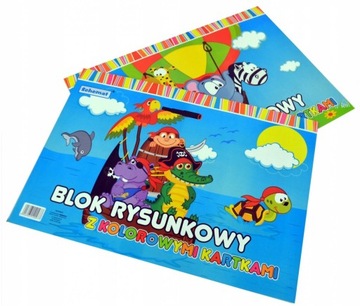 Blok rysunkowy kolorowy A3 20 Kartkowy