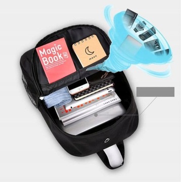 РЮКЗАК МОЛОДЕЖНО-ШКОЛЬНЫЙ, СВЕТЯЩИЙСЯ, ОТРАЖАЮЩИЙ, USB