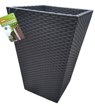 KETER DONICZKA RATTAN DONICA ANTRACYT M 55,4L