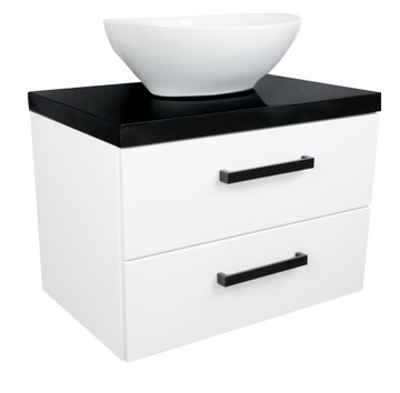 ZESTAW ŁAZIENKOWY POD UMYWALKĘ 50 CM |LAKIER | MDF