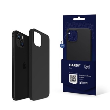 Czarne Etui plecki na iPhone 13 - 3mk HARDY Case