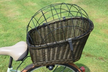 LARGE WICKER BASKET BIKE RACK 3 цвета