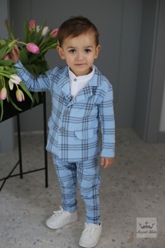 КОСТЮМ ИЗ ХЛОПКА В КЛЕТКУ ДЛЯ МАЛЬЧИКОВ 152 158