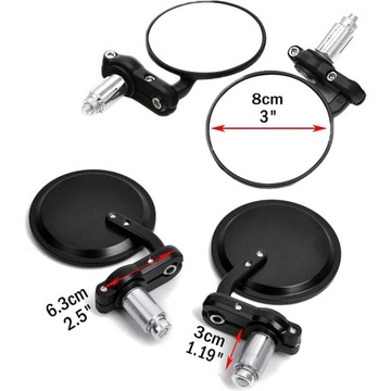 УНИВЕРСАЛЬНЫЕ МОТОЦИКЛОВЫЕ ЗЕРКАЛА С РУЛЕМ CB71