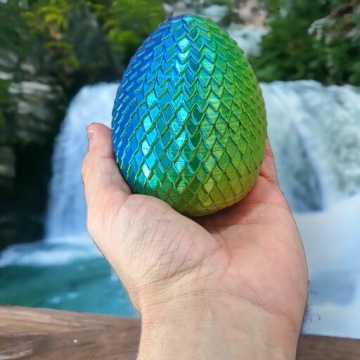 Кристальный мини дракон + яйцо, длина 30 см, шарнирная фигурка