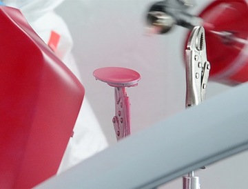 Stojak do lakierowania małych elementów lekki | 580x520x1360 mm | NTools