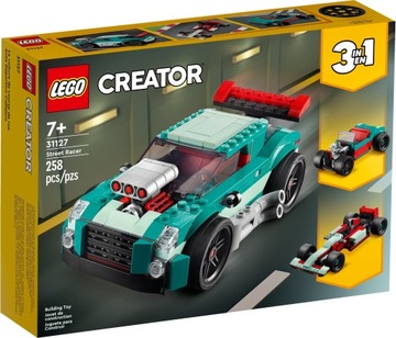 LEGO 31127 CREATOR — Уличный гонщик 3 в 1 + ПОДАРОЧНАЯ СУМКА LEGO