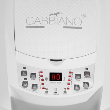 Парикмахерская сауна Gabbiano 408D белая с активным озоном