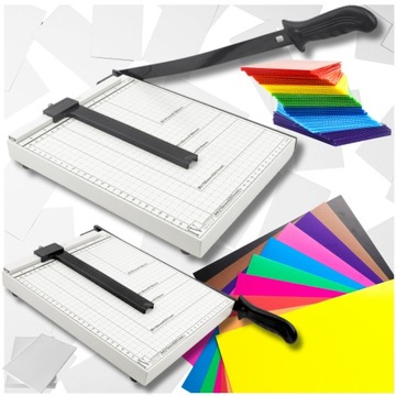 GILOTYNA TRYMER OBCINARKA MASZYNKA MASZYNA DO CIĘCIA PAPIERU A4 A5 METALOWA