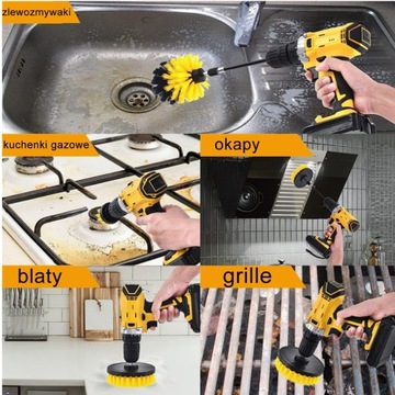 ЩЕТКИ ДЛЯ ДРЕЛИ, ОТВЕРТКИ, ЧИСТЯЩИЕ, ЧИСТЯЩИЕ ПАНДЫ, ЩЕТКА 3 ШТ.