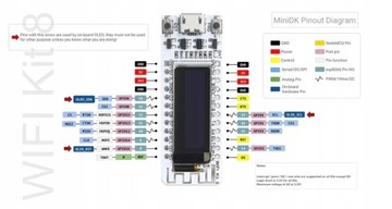 ESP8266 z ekranem OLED, CP2014 Wifi Kit 8 Heltec Arduino - Nowy
