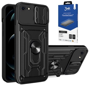 Etui PANCERNE do IPHONE 7/8 SE 2020/22 i Szkło 3MK