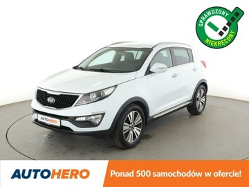 Kia Sportage III SUV Facelifting 1.6 GDI 135KM 2015 Kia Sportage skóra/alcantara navi klima auto LED