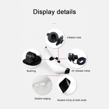 Надувной балансир для каяка, синий