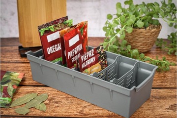 Кухонный ОРГАНАЙЗЕР, контейнер для специй в ящике шкафа