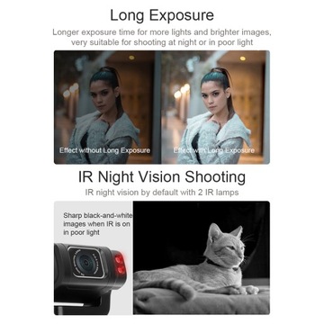 Цифровая видеокамера ORDRO M3, видеокамера с Wi-Fi