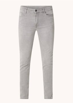 Mango Man Jude Skinny fit Dżinsy Spodnie jeansowe męskie jasnoszare 42 XL