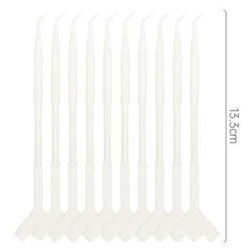 10Pcs 2 Way Plastic Eyelash Perming Stick Tool Las