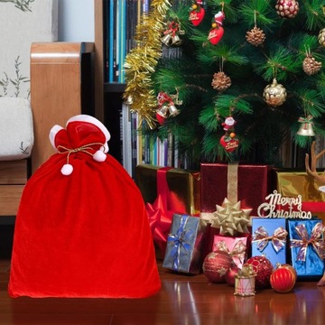 МЕШОК СУМКА САНТА СУМКА САНТА КЛАУС РОЖДЕСТВО КАНУН РОЖДЕСТВА