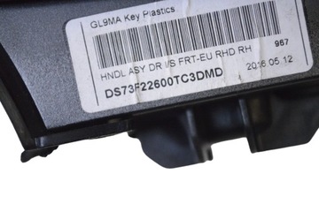 FORD MONDEO KLIKA DVEŘE PŘEDNÍ PRAVÁ 1.5 TDCI 2016 RHD